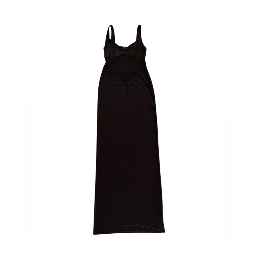 Naked Wardrobe Black HOURGLASS MESH CONTRAST DRESS Size Large - Picture 5 of 11